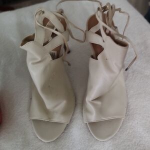 Elegant Cream Women's Heels